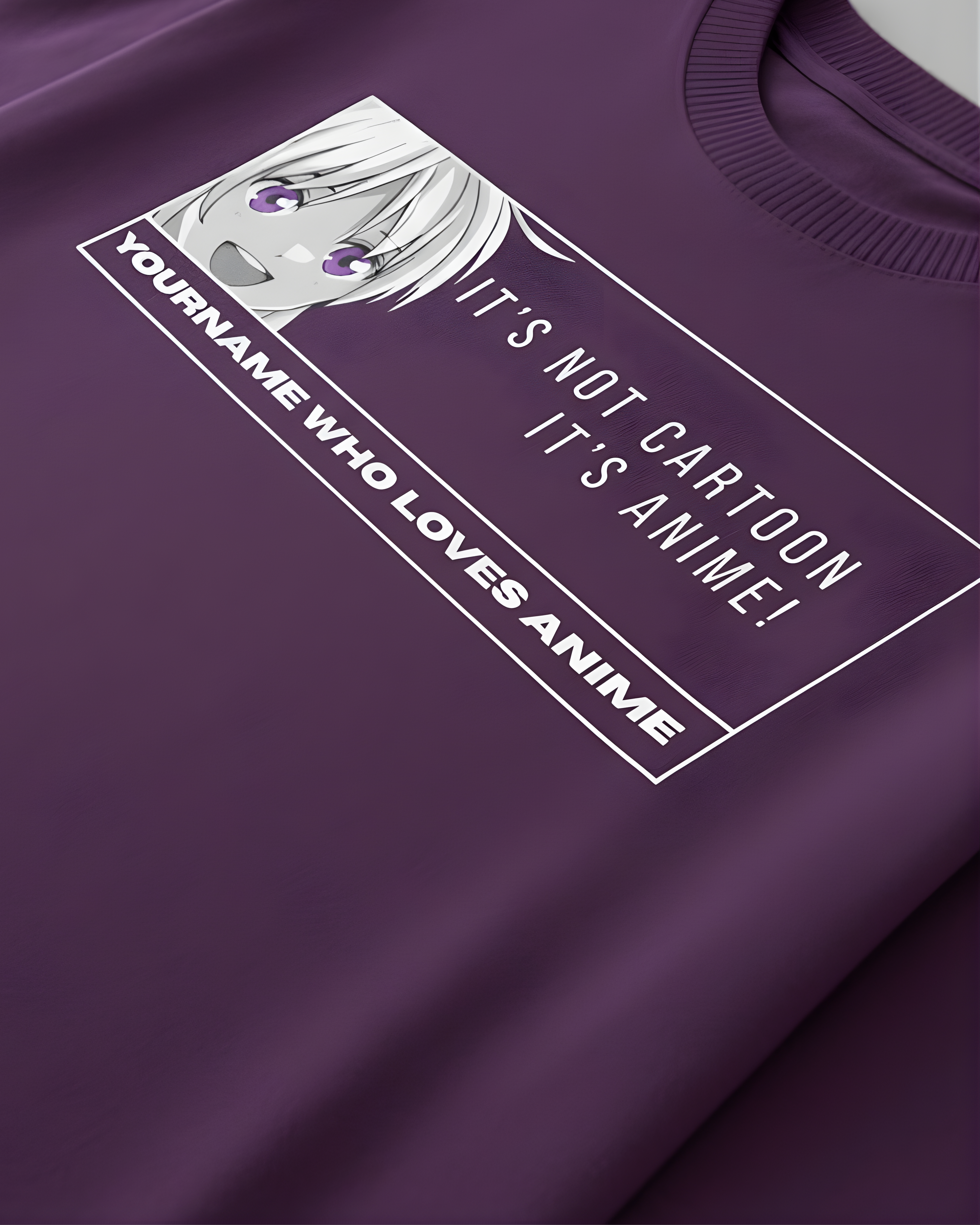 Anime aikō-ka Oversized T-Shirt