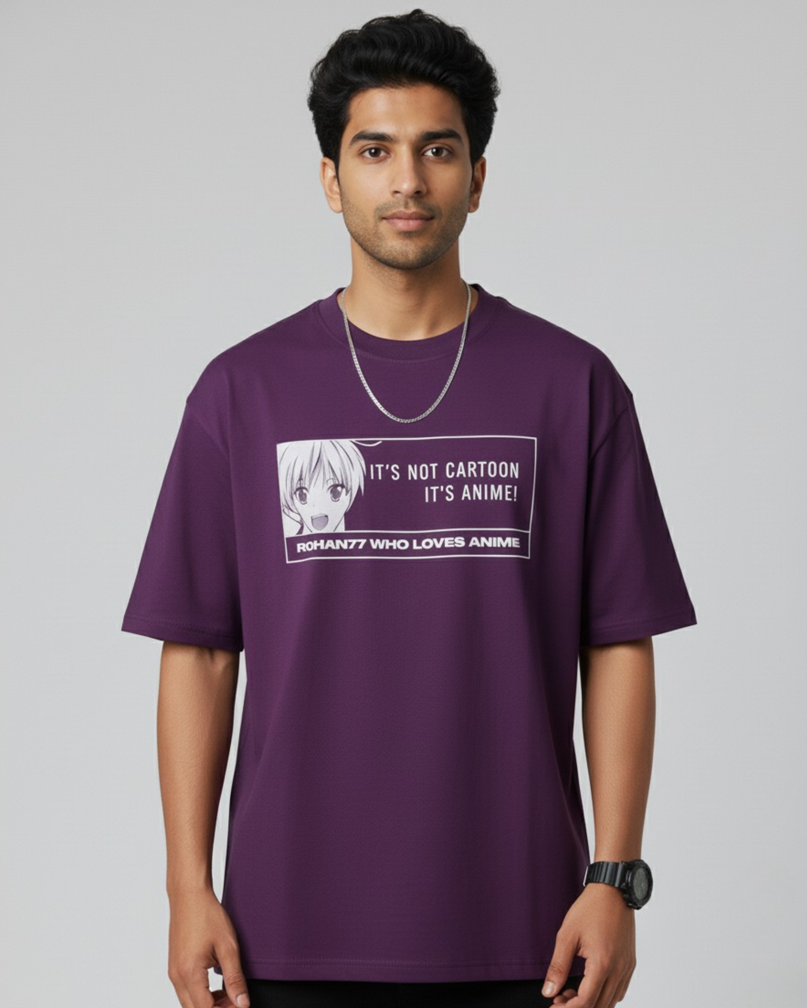 Anime aikō-ka Oversized T-Shirt