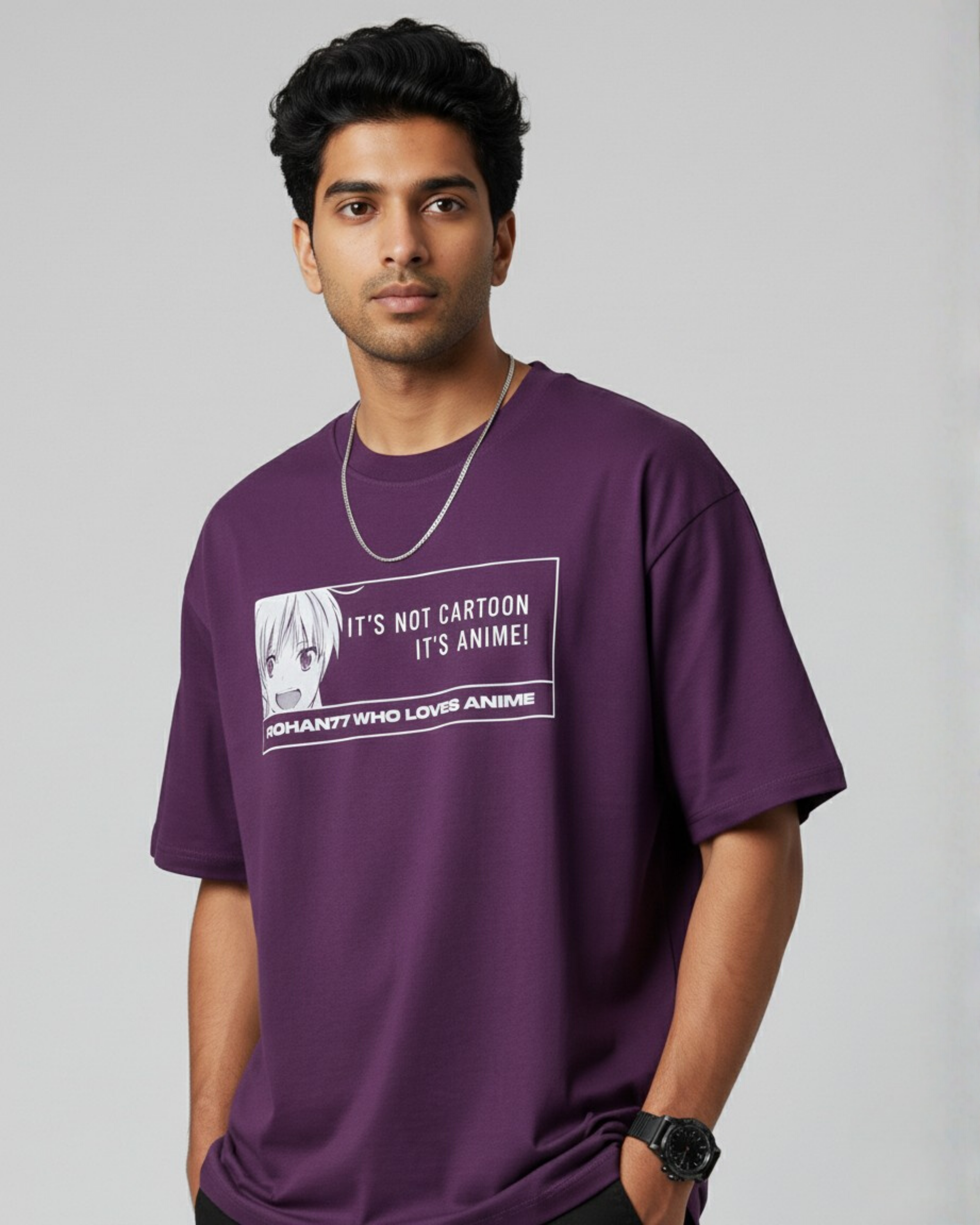 Anime aikō-ka Oversized T-Shirt