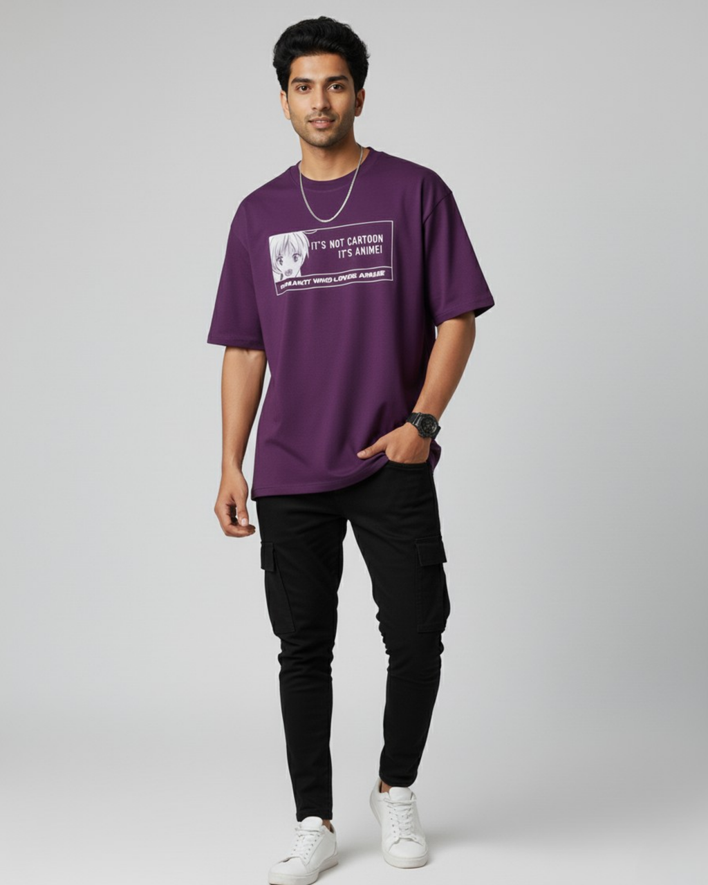 Anime aikō-ka Oversized T-Shirt